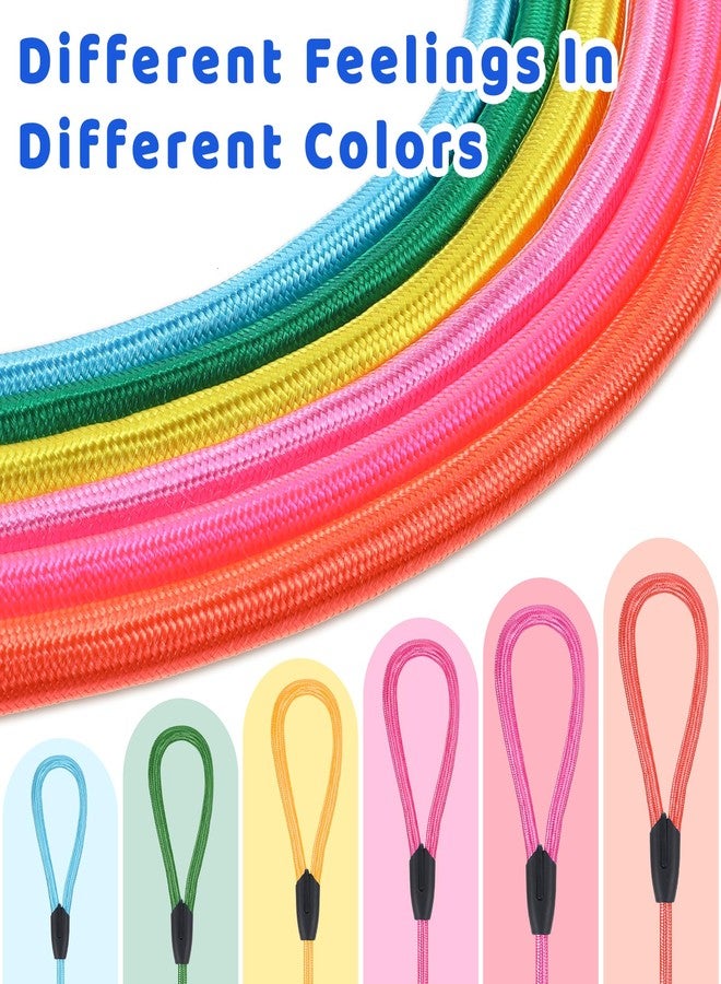 JOUTYFOR 12 Piece Adjustable Dog Slip Leads 6 Colors, 5 FT Heavy Duty Slip Adjustable - Easy On/Off, No Collar Needed, Standalone Use. Matches Outfits Themes Weather, High Value for Walking Training - Image 4